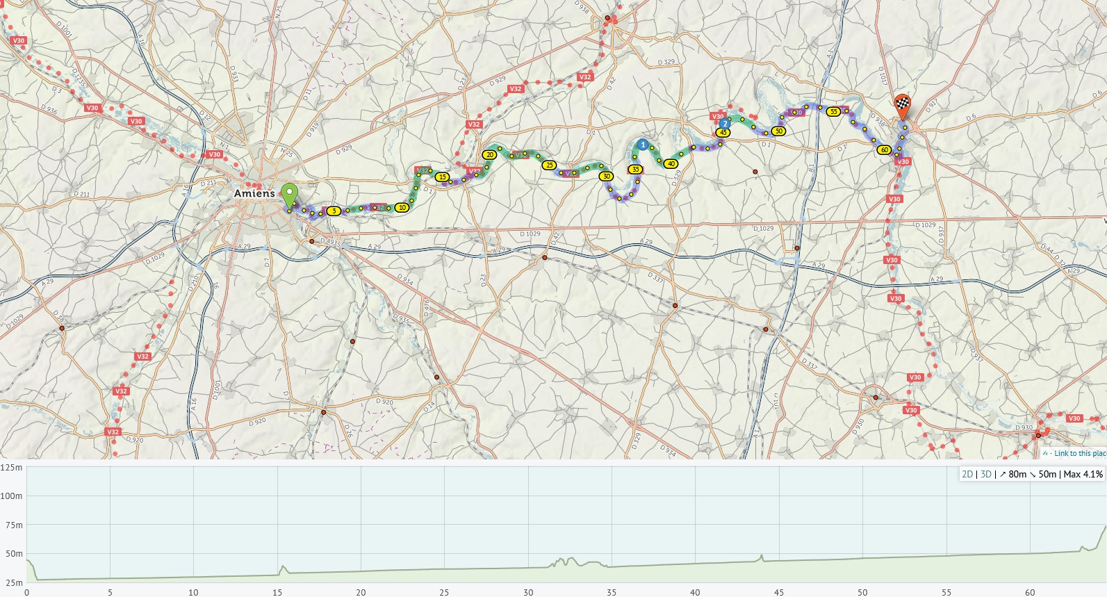 ÉTAPE : Amiens à Péronne